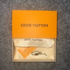 Louis Vuitton Orange Box with Brass Lock and Key